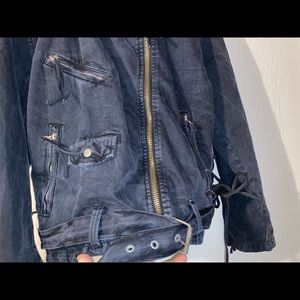 Free People Oversized Jean jacket!